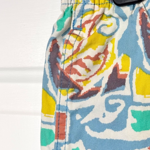 Kid's Patagonia Funhoggers Shorts, NWT: Thriving Planet in Lago Blue, Size M(10) - Picture 4 of 13